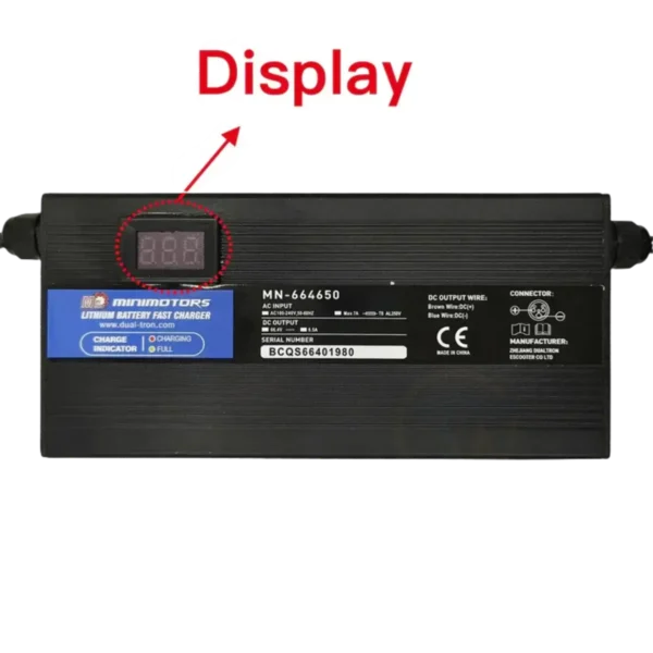 2 66,4V 6,5A Schnellladegerät für Dualtron Elektroroller